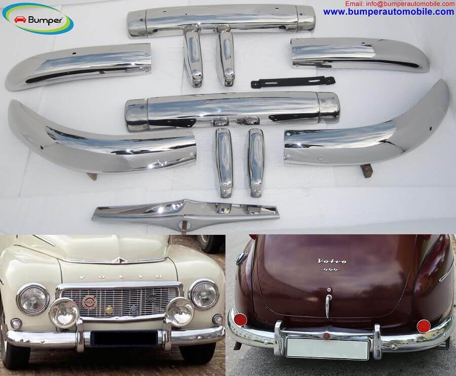 Volvo PV 444 bumper (1947-1958) by stainless steel   (Volvo PV 444 Sto,Amravati,Cars,Spare Parts